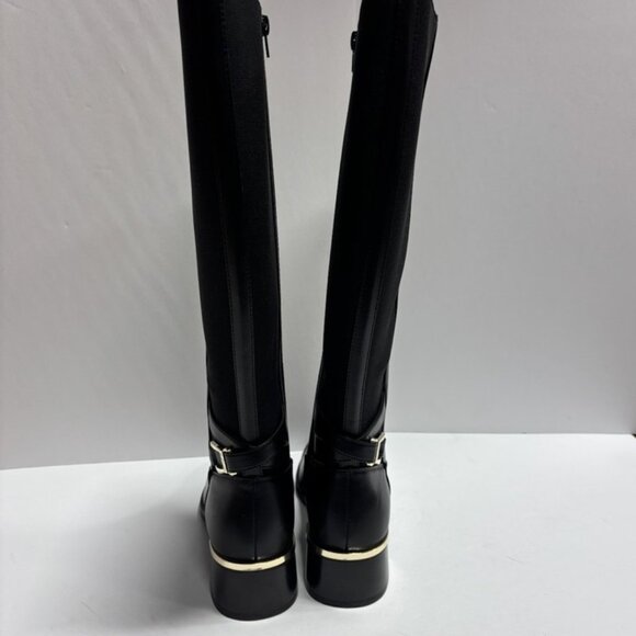 Unisa Women’s Apryl Black Knee High Boots, Size 7W, Wide Calf - Picture 4 of 7
